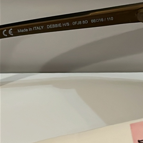 NWT Juicy Couture Sunglasses. Made in Italy. Debbie H/S warm brown color. - Picture 7 of 16